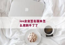 ios企业签名版本怎么更新不了了