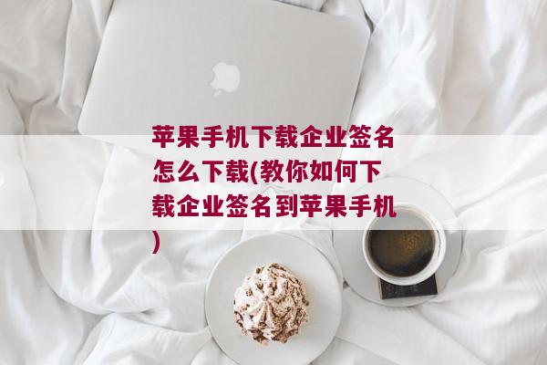 苹果手机下载企业签名怎么下载(教你如何下载企业签名到苹果手机)