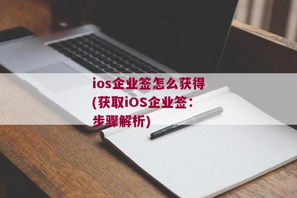 ios企业签怎么获得(获取iOS企业签：步骤解析)