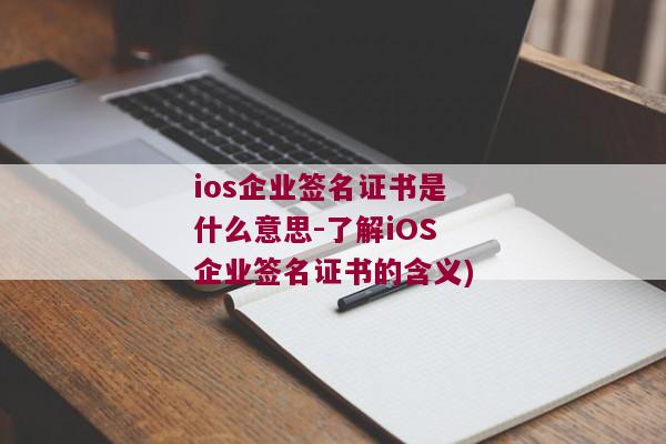 ios企业签名证书是什么意思-了解iOS企业签名证书的含义)