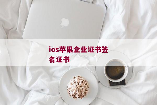 ios苹果企业证书签名证书