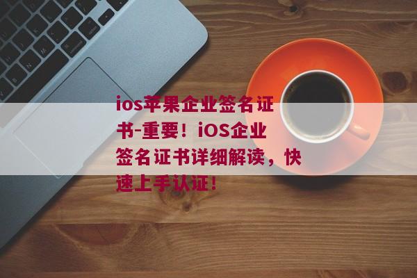 ios苹果企业签名证书-重要！iOS企业签名证书详细解读，快速上手认证！ 