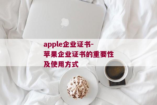 apple企业证书-苹果企业证书的重要性及使用方式