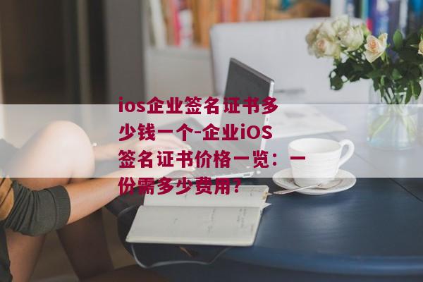 ios企业签名证书多少钱一个-企业iOS签名证书价格一览：一份需多少费用？